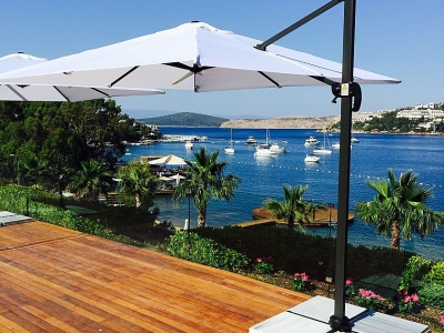 Alanya Yandan Açılır Şemsiye